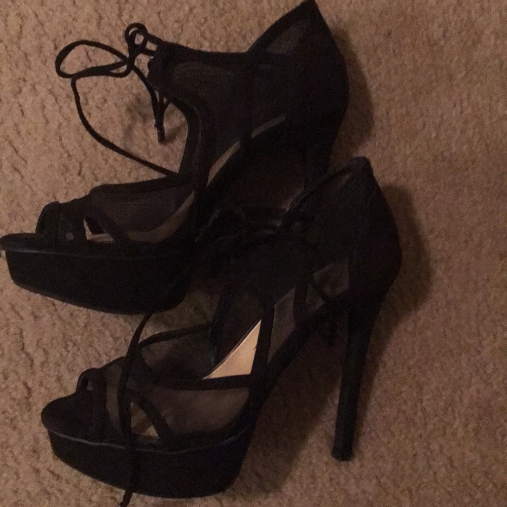 Black high heels